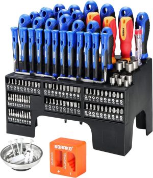 Screwdriver Set, 118-Piece Magnetic Screwdriver Set With Plastic Racking, Precision Screwdriver Kit For Home Repair, Improvement, Diy Craft, Men Tools Gift, Screw Driver Set | Screwdrivers Screwdriver Sets Screwdriver Sets