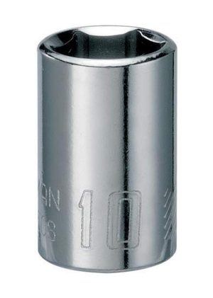 Shallow Socket, Metric, 1/4-Inch Drive, 10Mm, 6-Point (Cmmt43508) | Individual Drive Sockets Individual Drive Sockets Individual Drive Sockets