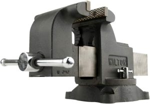 Shop Bench Vise, 8" Jaw Width, 8" Max Jaw Opening, 4" Throat (Model Ws8) | Vises Vises Vises