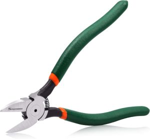 Side Cutters 7 Inch Wire Flush Cutters Angled Wire Cutting With Spring Functional Precision Tools For Cutting Electronics Wires Handmade And Any Clean Cut Needs | Side-Cutting Pliers Pliers Side-Cutting Pliers