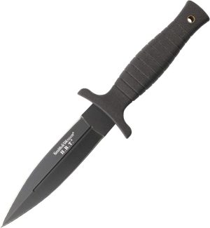 Smith & Wesson Swhrt9B 9In High Carbon S.S. Fixed Blade Knife With 4.7In Dual Edge Blade And Tpe Handle For Outdoor, Tactical, Survival And Edc | Knives Knives Knives