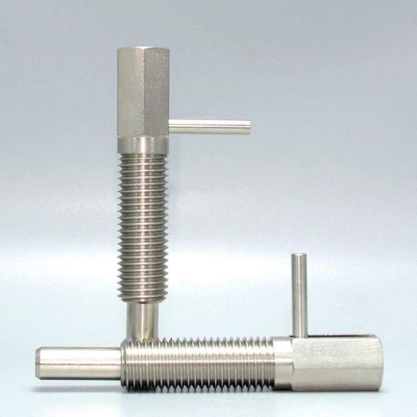 Steel Retractable Indexing Plunger Pin L Handle M6/8/10/12/16, As Described, M10 Stainless Steel | Spring Plungers Spring Plungers Spring Plungers