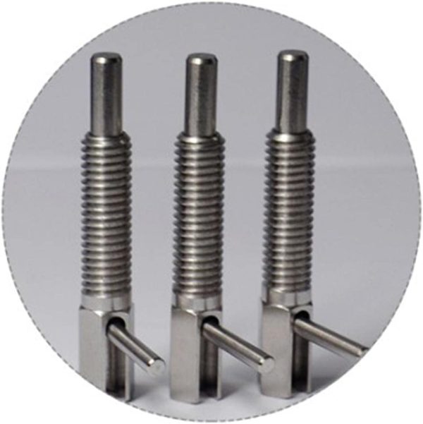 Steel Retractable Indexing Plunger Pin L Handle M6/8/10/12/16, As Described, M10 Stainless Steel | Spring Plungers Spring Plungers Spring Plungers