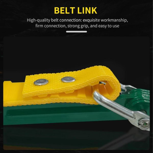 Strap Wrench 12 Inches, Water Filter Wrench Steel Handle Adjustable Strap Wrench For Replacing Water Filter, Pvc Pipe Joints, Oil Filter, Swimming Pool Connection (Green Handle, Yellow Strap) | Adjustable Wrenches Adjustable Wrenches Adjustable Wrenches