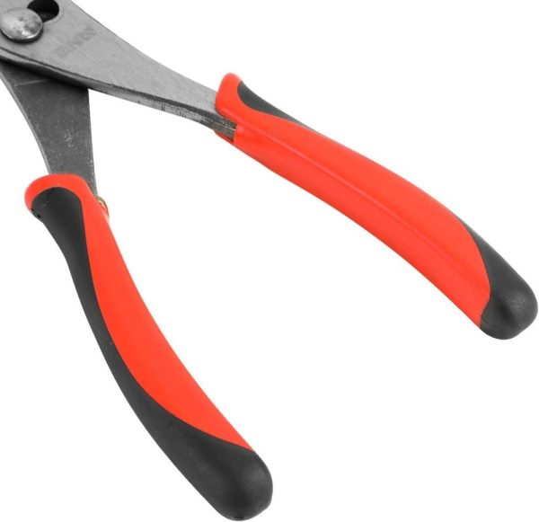 Tools-00069 8 Inch Slip Joint Pliers – Durable Jaws Pliers W/Milled Teeth, Rubberized Non-Slip Handle | Slip-Joint Pliers Pliers Slip-Joint Pliers