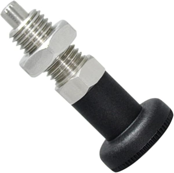 Tqyijhy Spring Return Knob Plunger Indexing Plunger Self Locking Indexing Pin Fine Thread Screw For Precise Positioning Spring Knob Plunger, M8 | Spring Plungers Spring Plungers Spring Plungers