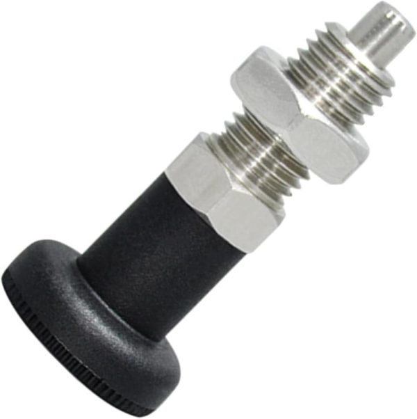 Tqyijhy Spring Return Knob Plunger Indexing Plunger Self Locking Indexing Pin Fine Thread Screw For Precise Positioning Spring Knob Plunger, M8 | Spring Plungers Spring Plungers Spring Plungers