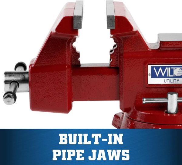 Utility Bench Vise, 4-1/2" Jaw Width, 4" Jaw Opening, 2-5/8" Throat (Model 674U) | Vises Vises Vises