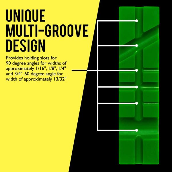 Vise Soft Jaws/Vice Jaw Pads – Magnetic – 4.5 Inch Length, Multi-Groove Design, Durable Tpu Rubber Covers – Fit Wide Array Of Vises/Vices And Blocks (4 5 6 In) | Vises Vises Vises