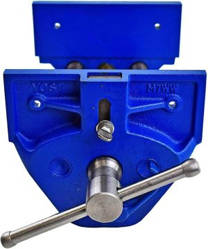 Vises M7Ww Rapid Action Woodworking Vise | Quick Release Lever For Quick Adjustments | 7 Inch Jaw Width | Made With Heavy-Duty Cast Iron | Blue | Vises Vises Vises