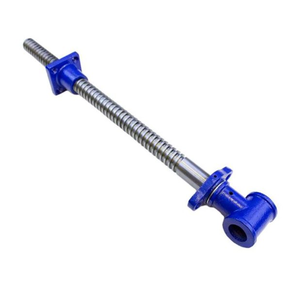 Vises Y18Ss Vise Screw | 18 Inch Diy Vise Tool | Solid Steel Main Screw With A Cast Iron Body Construction, Blue Metallic | Vises Vises Vises