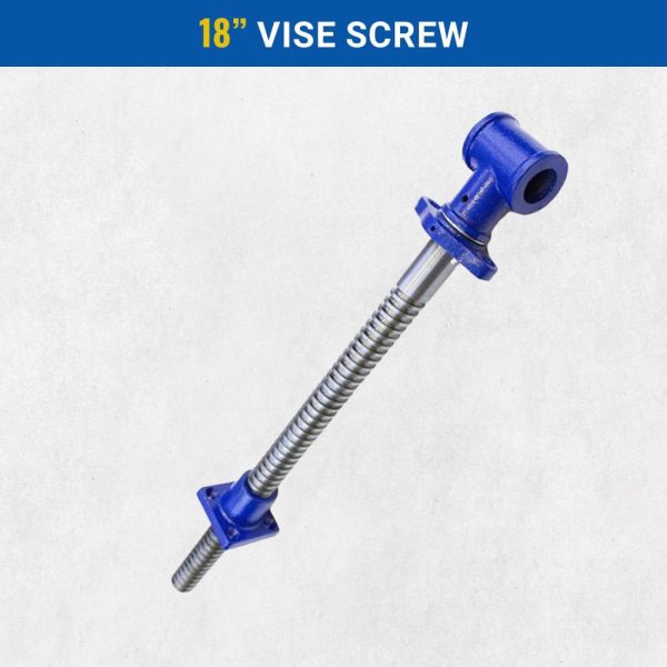 Vises Y18Ss Vise Screw | 18 Inch Diy Vise Tool | Solid Steel Main Screw With A Cast Iron Body Construction, Blue Metallic | Vises Vises Vises