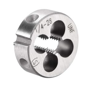 1/4-28 Unf Round Die, Machine Thread Right Hand Threading Die, Alloy Tool Steel Screw Thread Cutting Die | Threading Dies Threading Dies Threading Dies