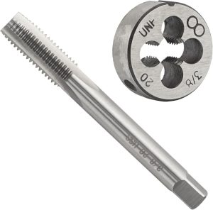 3/8"-20 Un Hss Tap And Die Set, 3/8 X 20 Un Machine Thread Tap And Un Round Thread Die Right Hand | Threading Dies Threading Dies Threading Dies