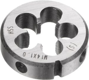 Round Threading Dies, Metric M14 X 1 Thread (Right Hand), High Speed Steel (Hss) Screw Cutting Die Repair Tool | Threading Dies Threading Dies Threading Dies