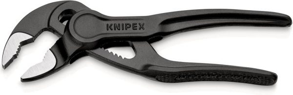 Cobra Xs Mini Water Pump Pliers, 100 Mm, Nuts To 24 Mm, Pipes To 28 Mm, Self-Locking, Fine Adjustment By Button Push, Edc, 87 00 100 | Slip-Joint Pliers Pliers Slip-Joint Pliers