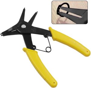 Two-In-One Dual-Purpose Snap Ring Pliers Retaining Ring Pliers For 10Mm-40Mm Diameter Snap Ring Multifunctional Installation And Removal Tool | Snap-Ring Pliers Pliers Snap-Ring Pliers